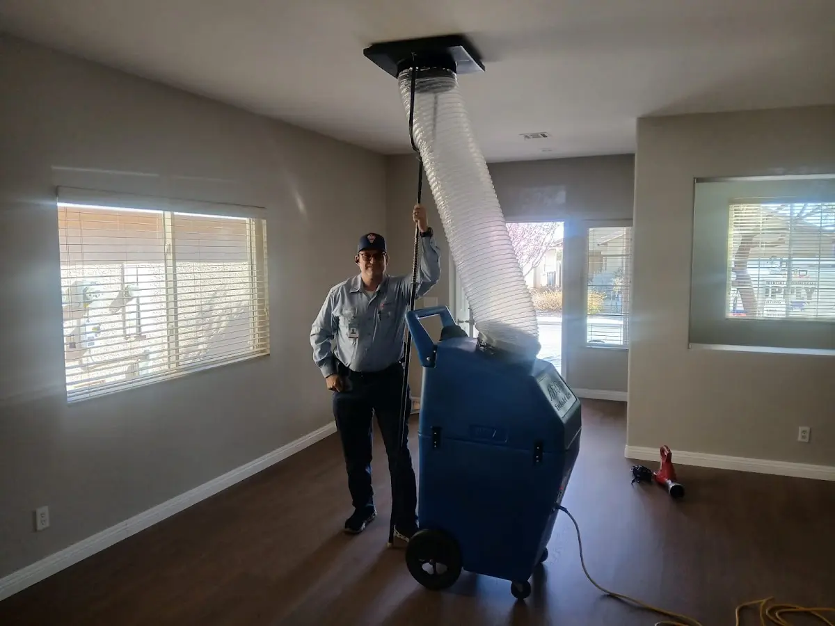 Professional Dryer Vent Cleaning work inside a Brunswick home